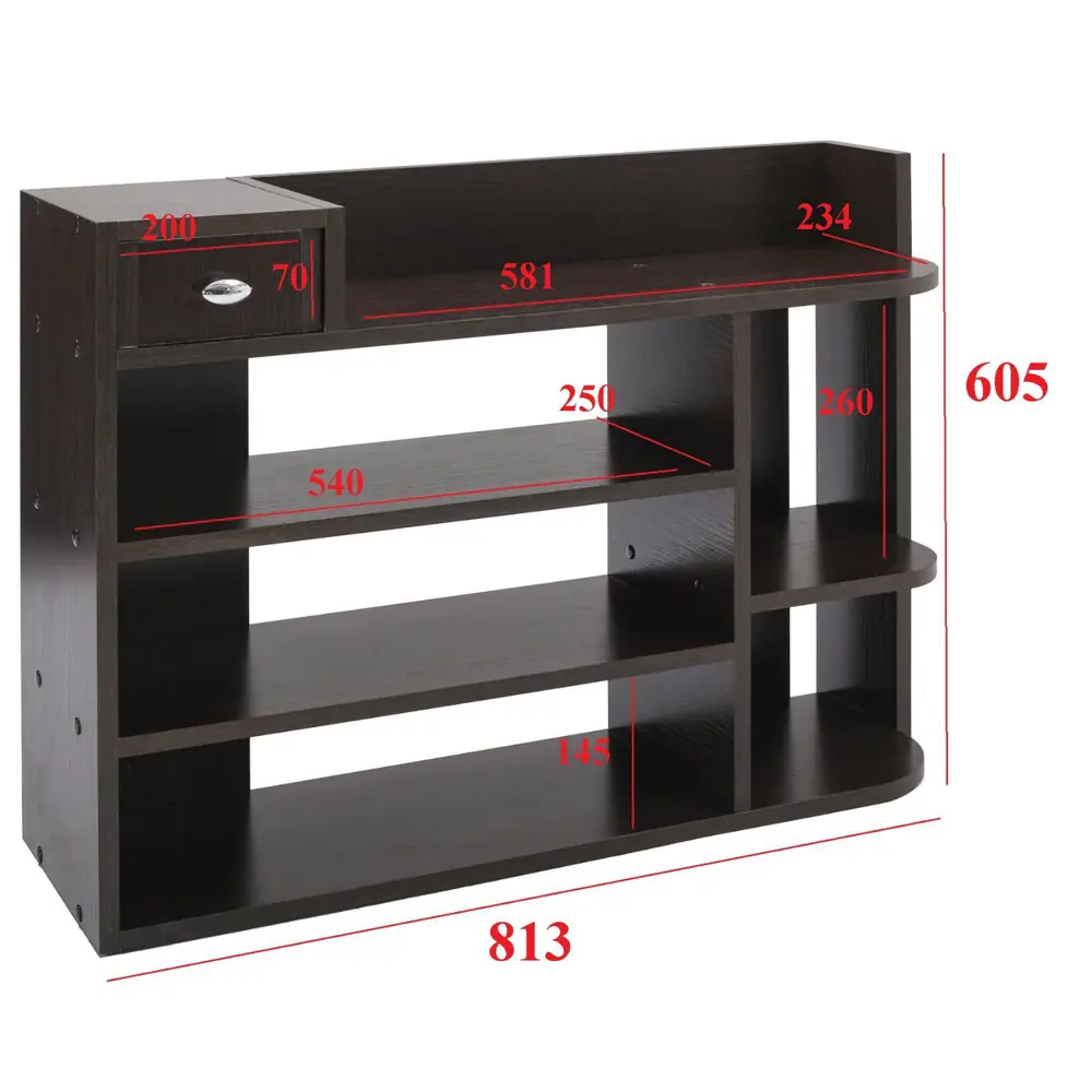 Фото 2 Обувница Клик мебель 81x60.5x25 см ЛДСП цвет венге Фото 2 Обувница Клик мебель 81x60.5x25 см ЛДСП цвет венге