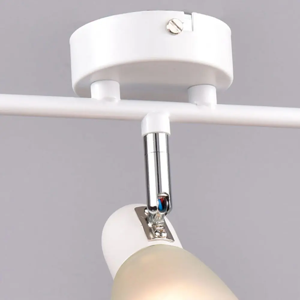 Фото 6 Спот поворотный РОССВЕТ РС20723 WT+CR_3C 3 лампы 10 м² цвет белый