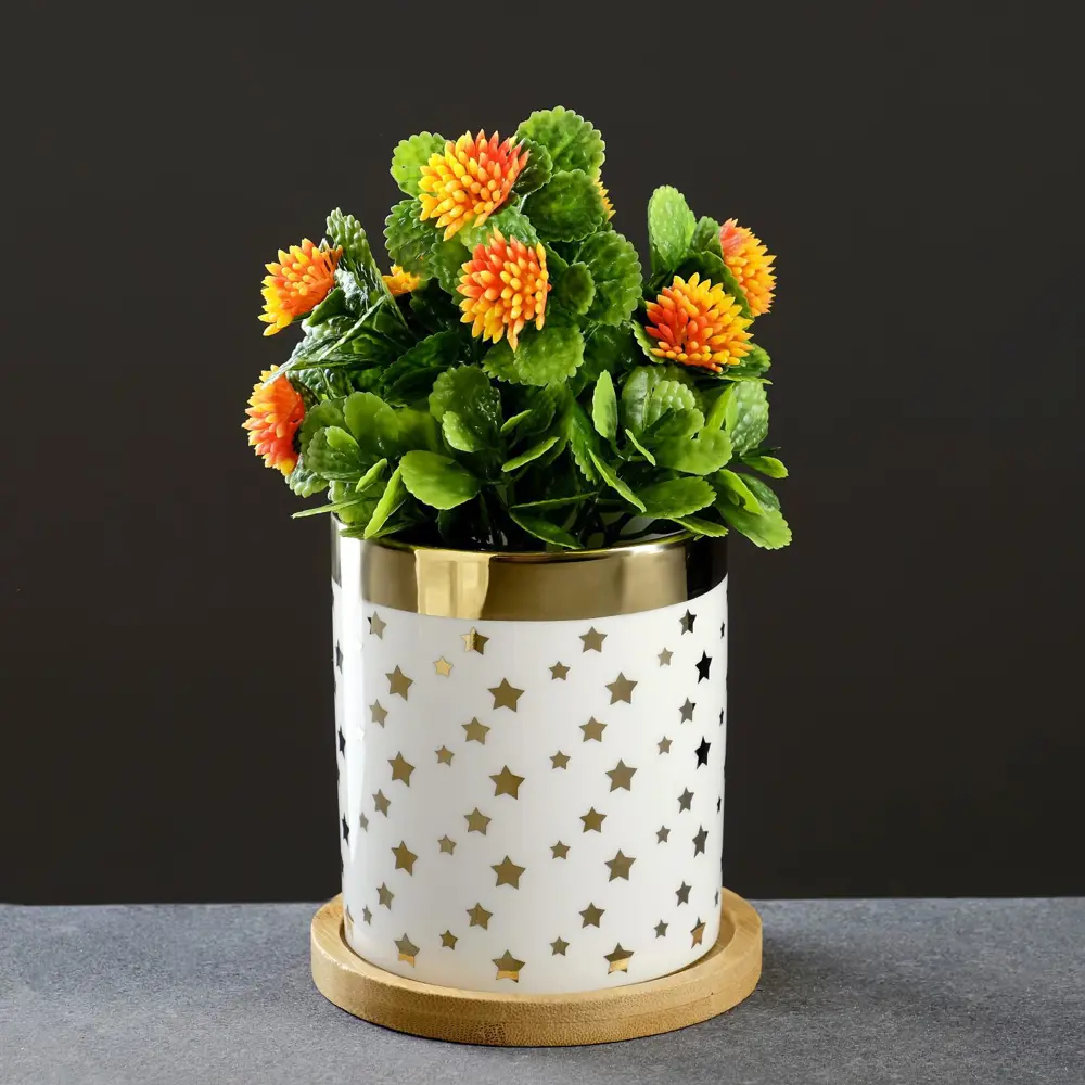 Фото Горшок цветочный 5799894 Take it easy 10 см 1 л керамика разноцветный Фото Горшок цветочный 5799894 Take it easy 10 см 1 л керамика разноцветный