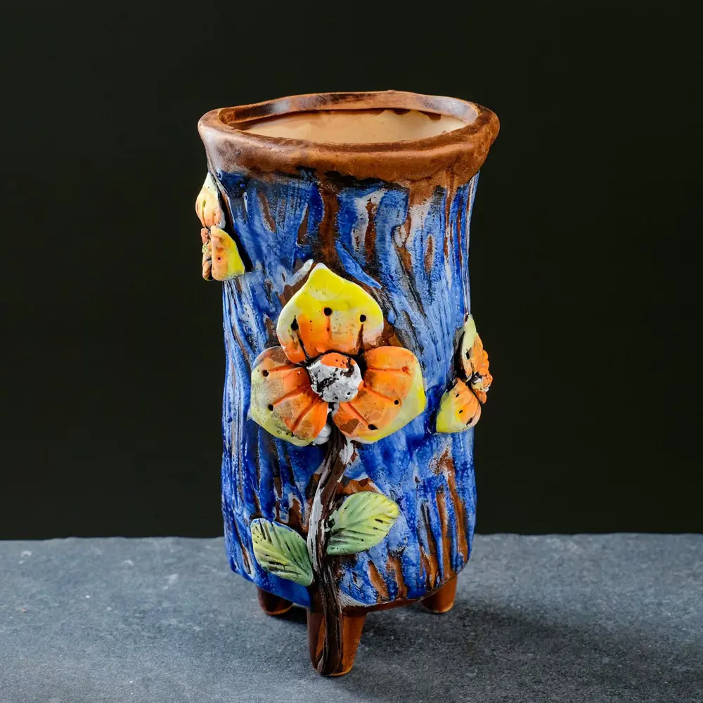 Фото 2 Горшок цветочный 5538125 Take it easy 10 см 0.45 л керамика разноцветный Фото 2 Горшок цветочный 5538125 Take it easy 10 см 0.45 л керамика разноцветный