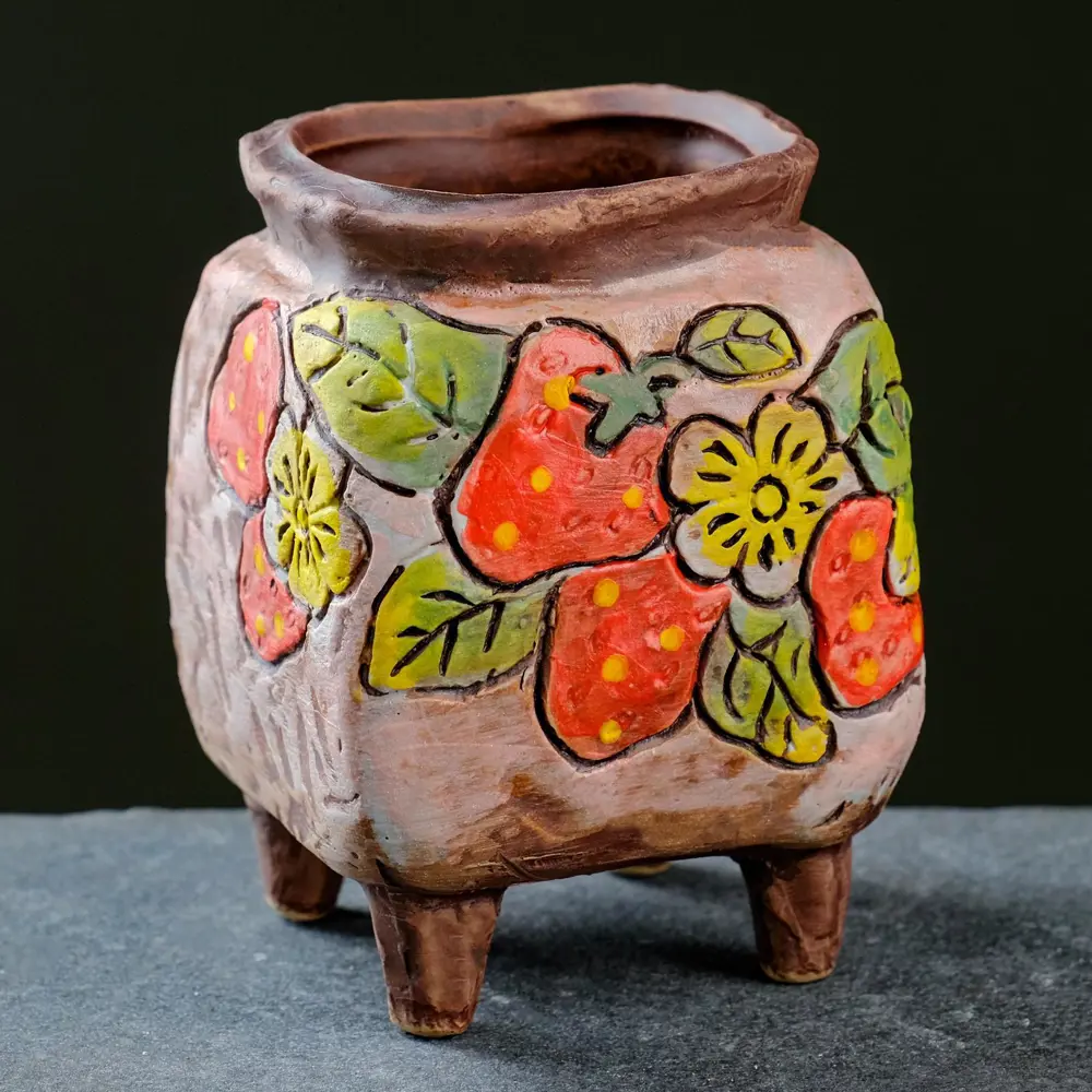 Фото 2 Горшок цветочный 5538131 Take it easy 10 см 0.3 л керамика разноцветный Фото 2 Горшок цветочный 5538131 Take it easy 10 см 0.3 л керамика разноцветный