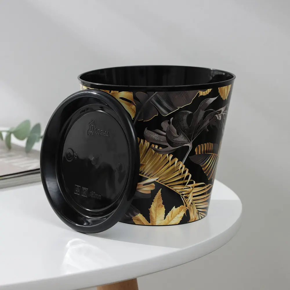 Фото 3 Горшок цветочный 7306172 Доляна 12 см 0.8 л пластик разноцветный Фото 3 Горшок цветочный 7306172 Доляна 12 см 0.8 л пластик разноцветный