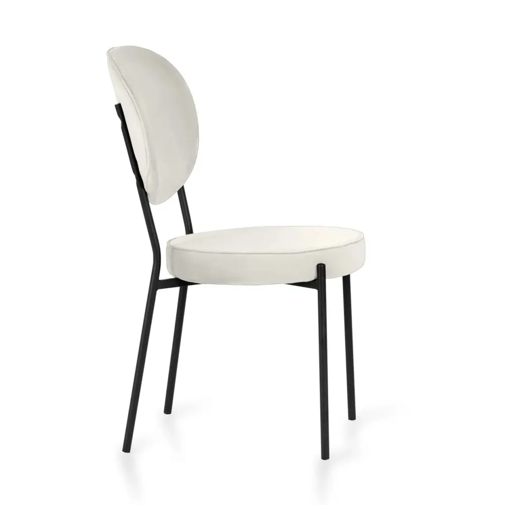 Фото 2 Стул Огого обстановочка! DC-313_6 91x58x46 см текстиль цвет белый