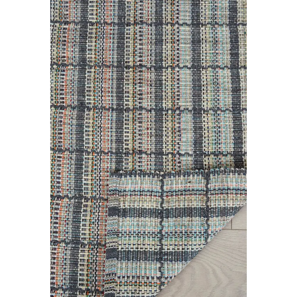 Фото 2 Коврик для коридора хлопок Cleopatra 50x80 см цвет зеленый, серый, квадраты Фото 2 Коврик для коридора хлопок Cleopatra 50x80 см цвет зеленый, серый, квадраты