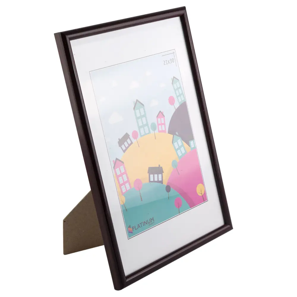 Фото Рамка Platinum PVG21x30-N, 21x30 см, пластик, цвет венге Фото Рамка Platinum PVG21x30-N, 21x30 см, пластик, цвет венге