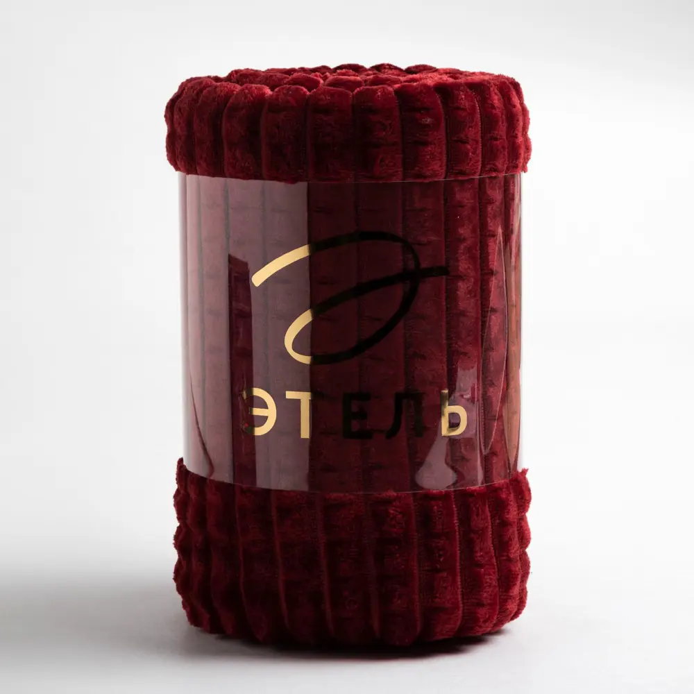 Фото Плед Этель Клетка 200x220 см цвет красный флис 240гр/м2 100% полиэстер Фото Плед Этель Клетка 200x220 см цвет красный флис 240гр/м2 100% полиэстер