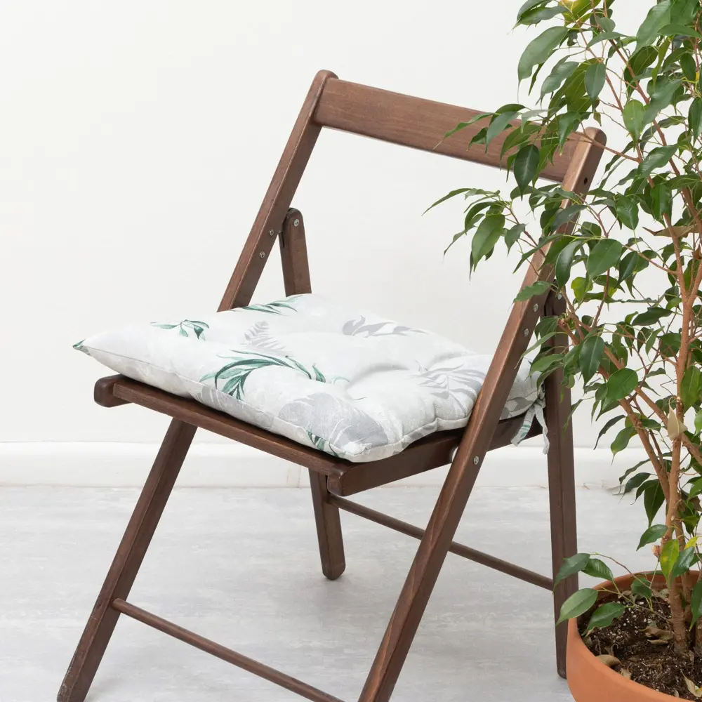 Фото 2 Сидушка на стул Доляна Tropics 42x42x7см