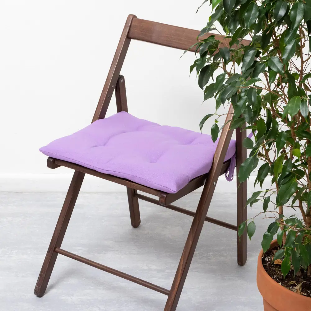 Фото 2 Сидушка на стул Доляна Спелая смородина (вид 2) 42x42x7см