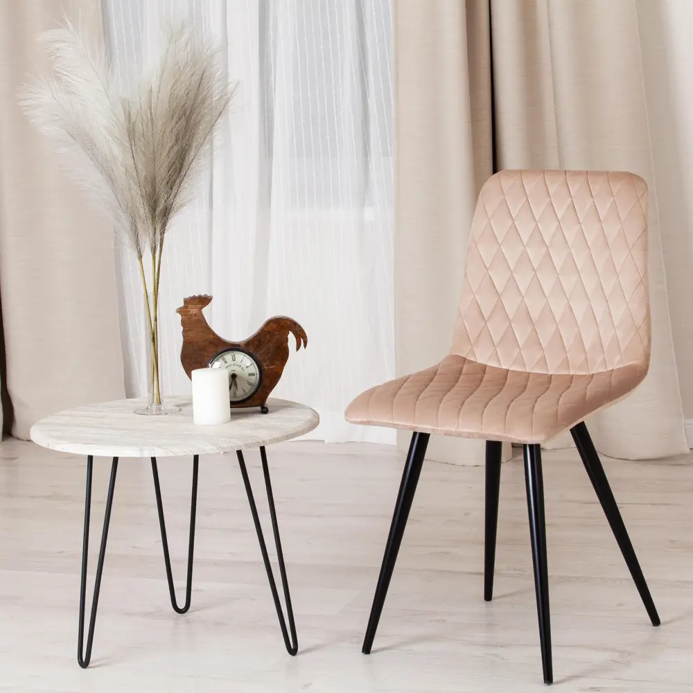 Фото 2 Стул Tetchair 15554 88х53х45 см ткань цвет бежевый