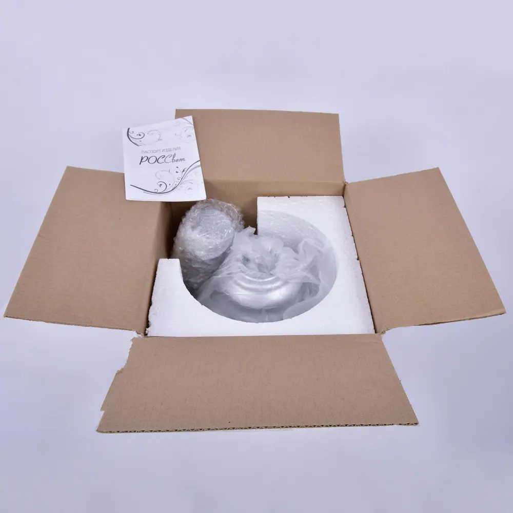 Фото 9 Светильник подвесной РОССВЕТ Жемчуг РС20473 SL_1P 1 лампа 3.30 м² цвет серый Фото 9 Светильник подвесной РОССВЕТ Жемчуг РС20473 SL_1P 1 лампа 3.30 м² цвет серый