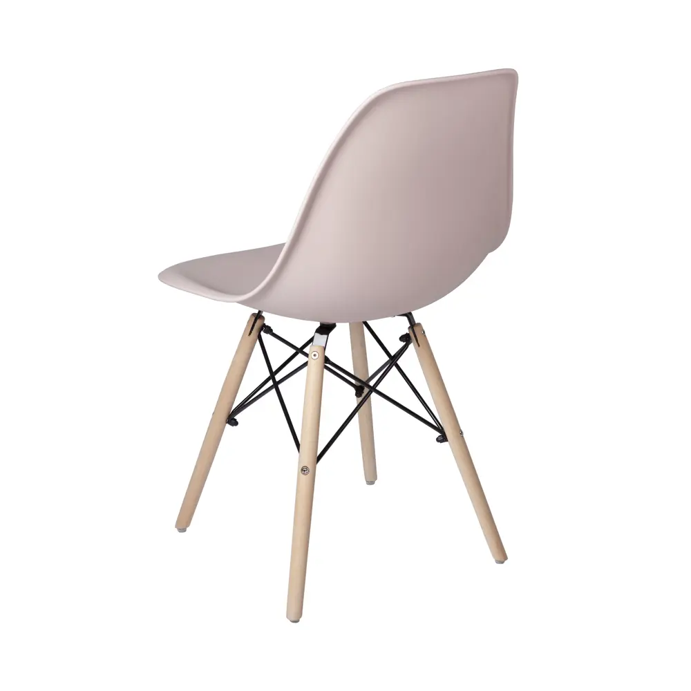 Фото 2 Стул Redblack Eames 622 PINK 02 пластик цвет розовый Фото 2 Стул Redblack Eames 622 PINK 02 пластик цвет розовый