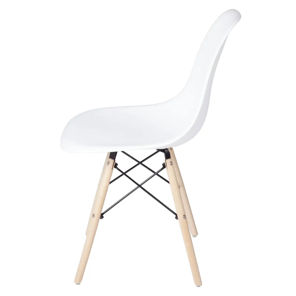 Фото Стул Redblack Eames 622 WHITE 07 пластик цвет белый Фото Стул Redblack Eames 622 WHITE 07 пластик цвет белый