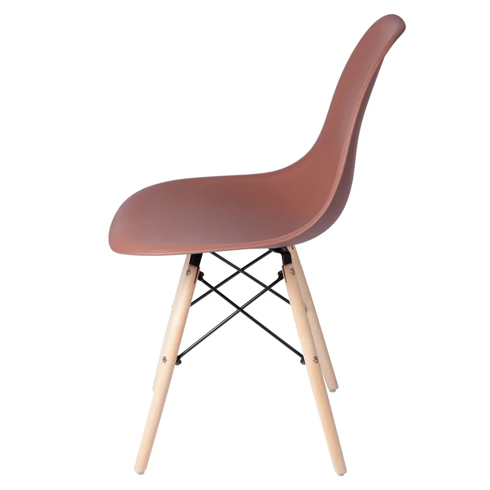 Фото 2 Стул Redblack Eames 622 Chocolate 12 пластик цвет коричневый