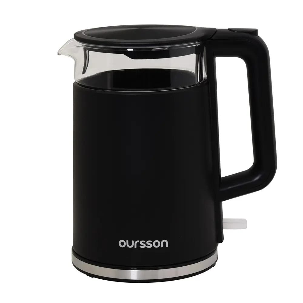Фото Электрический чайник Oursson EK1732W/BL 1.7 л пластик цвет черный Фото Электрический чайник Oursson EK1732W/BL 1.7 л пластик цвет черный
