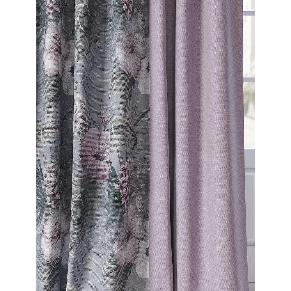 Фото 3 Штора на шторной ленте Helga Тинрев 320x220 см цвет бежевый