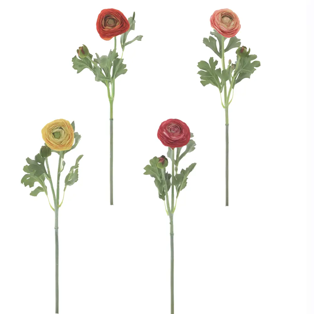 Фото Цветок искусственный "Ранункулюс" 13x14x51 см 4в.757455