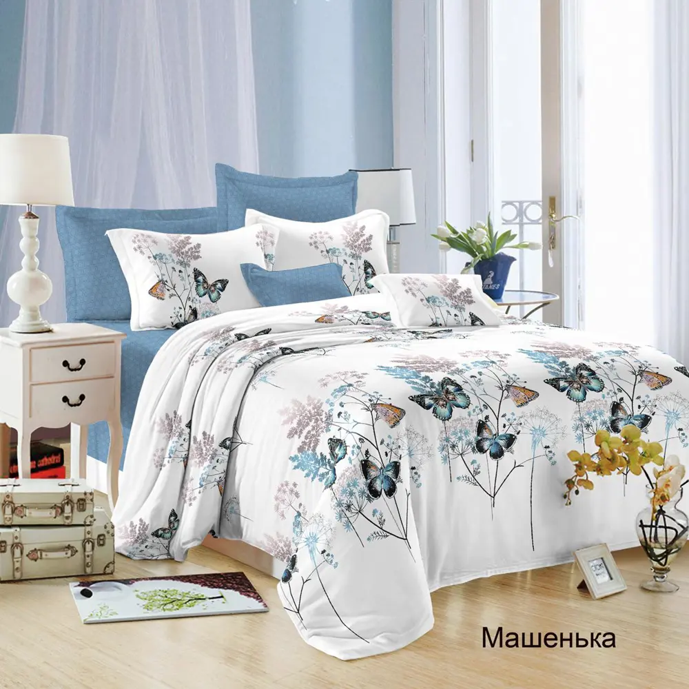 Фото Комплект постельного белья Felicita 1171-Машенька полутораспальный сатин, разноцветный