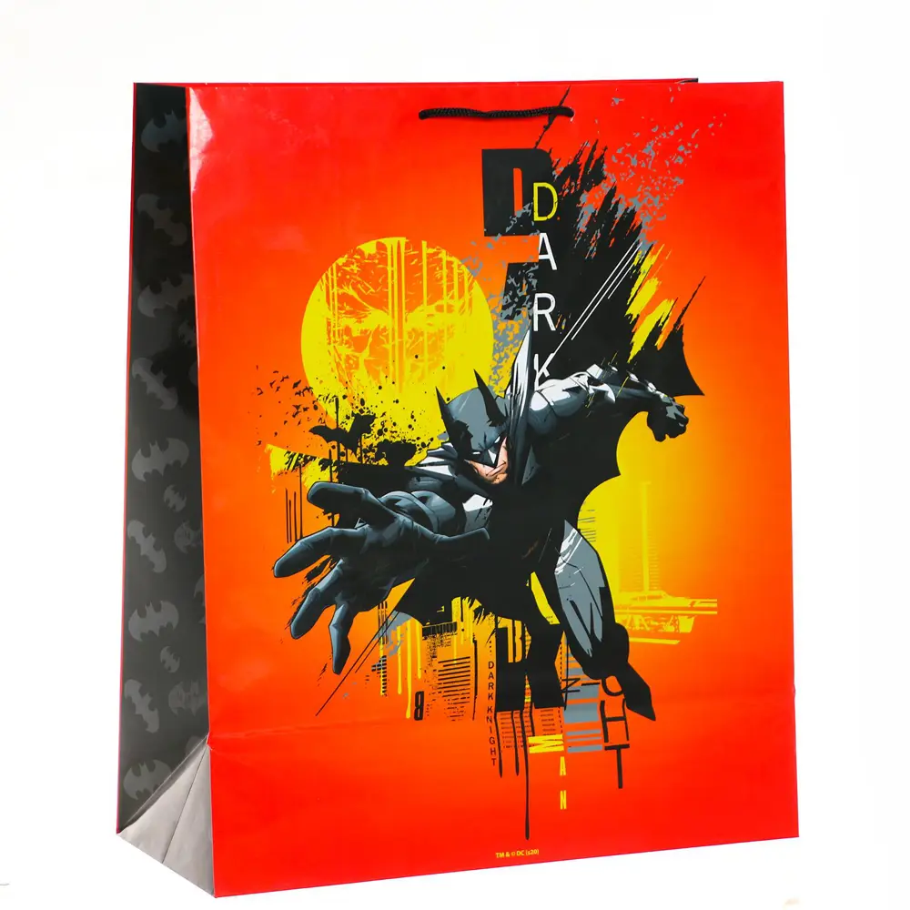 Фото 2 Пакет подарочный ND Play Batman 335x406x155 мм цвет оранжевый Фото 2 Пакет подарочный ND Play Batman 335x406x155 мм цвет оранжевый