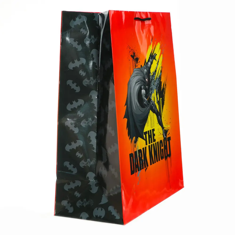 Фото 3 Пакет подарочный ND Play Batman 335x406x155 мм цвет оранжевый Фото 3 Пакет подарочный ND Play Batman 335x406x155 мм цвет оранжевый