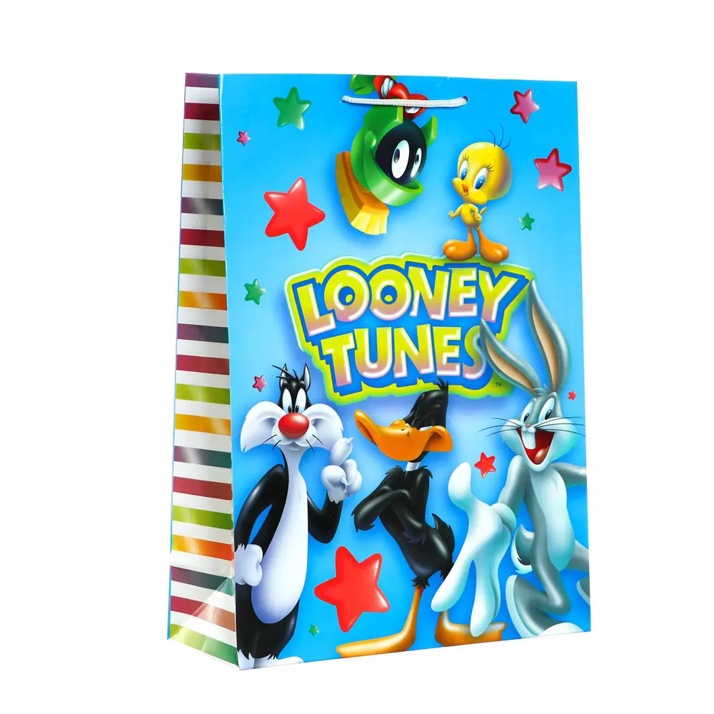 Фото Пакет подарочный ND Play Looney Tunes-2 большой 250x350x100 мм Фото Пакет подарочный ND Play Looney Tunes-2 большой 250x350x100 мм