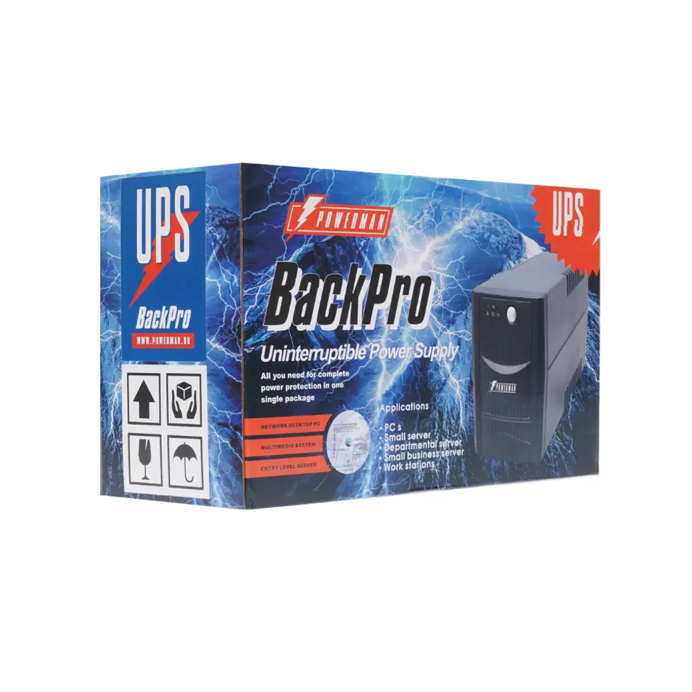 Фото 5 Источник бесперебойного питания Powerman UPS BackPro 800 I Plus Фото 5 Источник бесперебойного питания Powerman UPS BackPro 800 I Plus