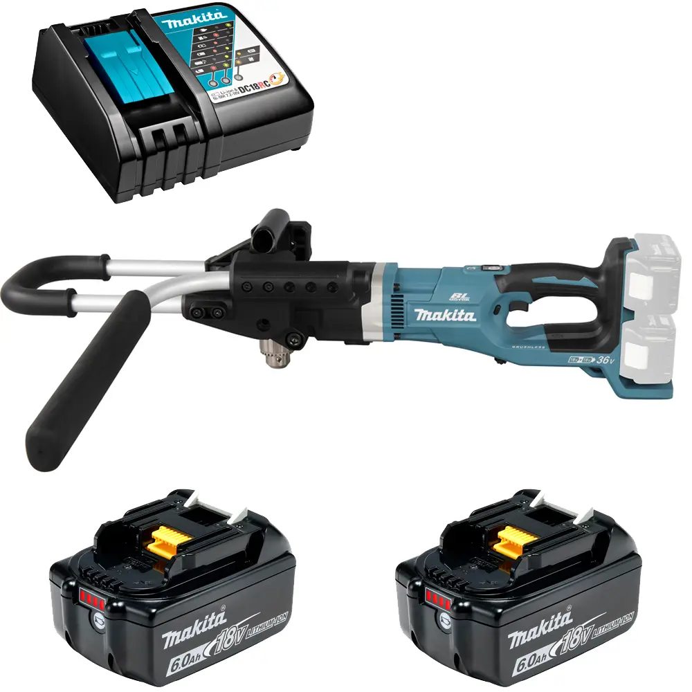 Фото Землебур садовый Makita DDG460X7PG2 аккумуляторный 1300 Вт Фото Землебур садовый Makita DDG460X7PG2 аккумуляторный 1300 Вт
