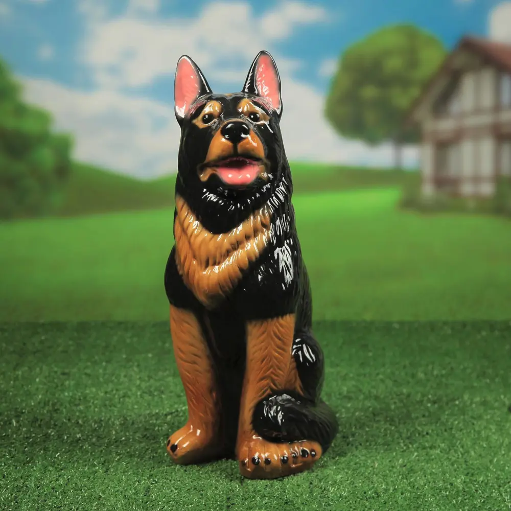 Фото Садовая фигура Керамика ручной работы 2224254 Овчарка 40 см Фото Садовая фигура Керамика ручной работы 2224254 Овчарка 40 см