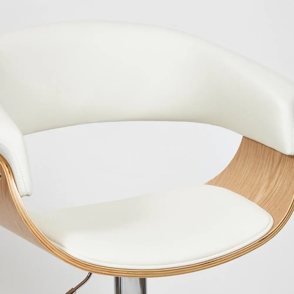 Фото 7 Барный стул Tetchair Vimta 60x112.5x51 цвет белый/натуральный
