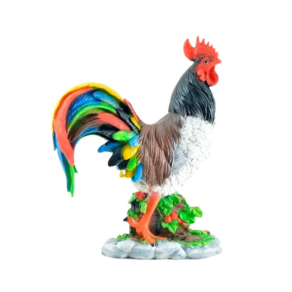 Фото Садовая фигура Гздси Декостек ооо 232818 Петух на бочке 47 см Фото Садовая фигура Гздси Декостек ооо 232818 Петух на бочке 47 см