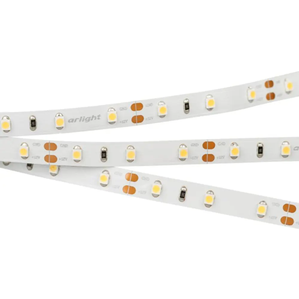 Фото Светодиодная лента Arlight 021420 2 SMD 2835 60 диод/4 Вт/м 12 В IP20 5 м теплый белый свет Фото Светодиодная лента Arlight 021420 2 SMD 2835 60 диод/4 Вт/м 12 В IP20 5 м теплый белый свет