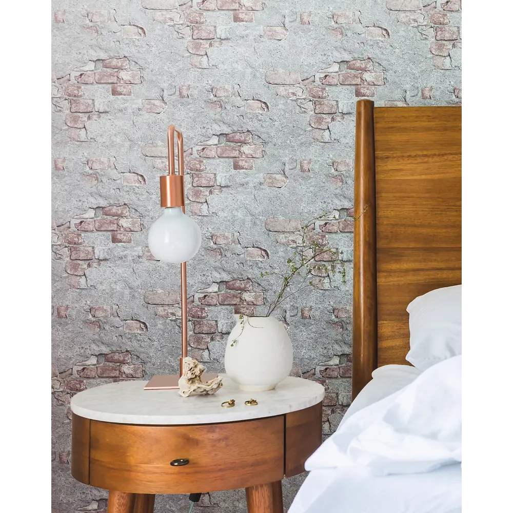 Фото 3 Обои флизелиновые Loft Silv серые 1.06x10 м 168457-16 Фото 3 Обои флизелиновые Loft Silv серые 1.06x10 м 168457-16