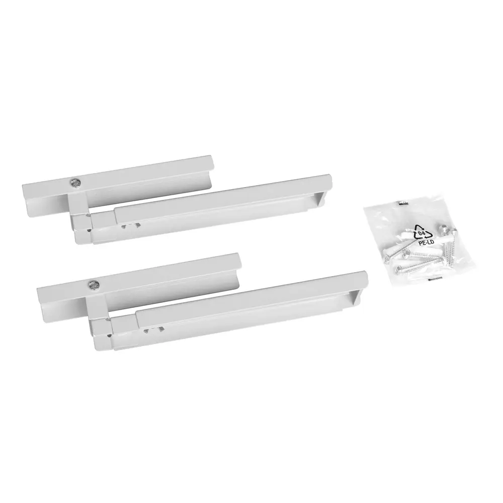 Фото 5 Кронштейн для ТВ Metaldesign MD-3703 сталь максимальная нагрузка до 30 кг цвет белый Фото 5 Кронштейн для ТВ Metaldesign MD-3703 сталь максимальная нагрузка до 30 кг цвет белый