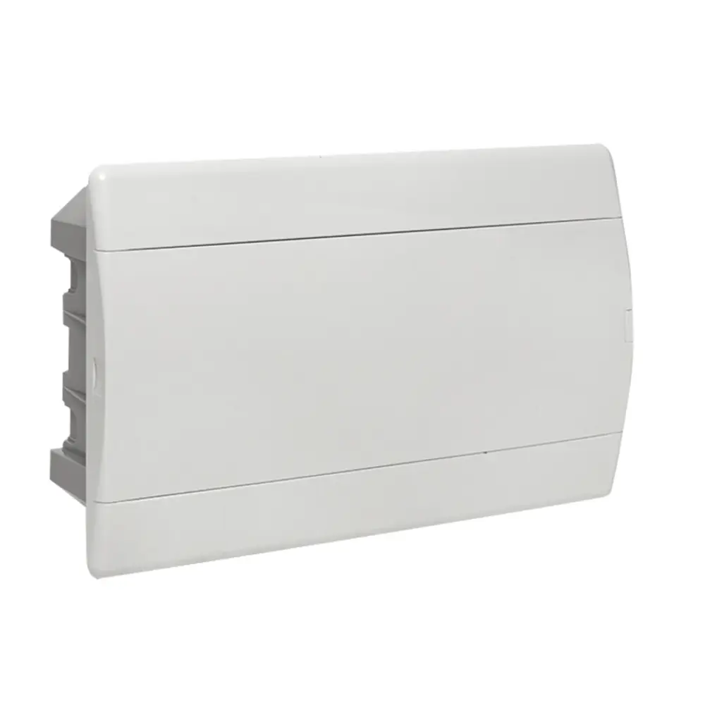 Фото Щит распределительный встраиваемый EKF PROxima ЩРВ-П-18 SlimBox 1х18 модулей белая дверца IP41 Фото Щит распределительный встраиваемый EKF PROxima ЩРВ-П-18 SlimBox 1х18 модулей белая дверца IP41