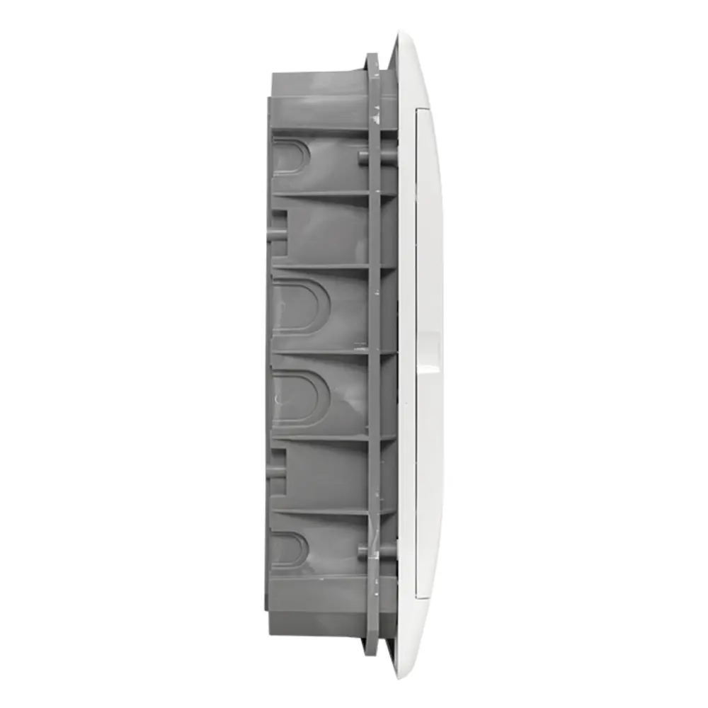 Фото 5 Щит распределительный встраиваемый EKF PROxima ЩРВ-П-24 SlimBox 2х24 модуля белая дверца IP41 Фото 5 Щит распределительный встраиваемый EKF PROxima ЩРВ-П-24 SlimBox 2х24 модуля белая дверца IP41