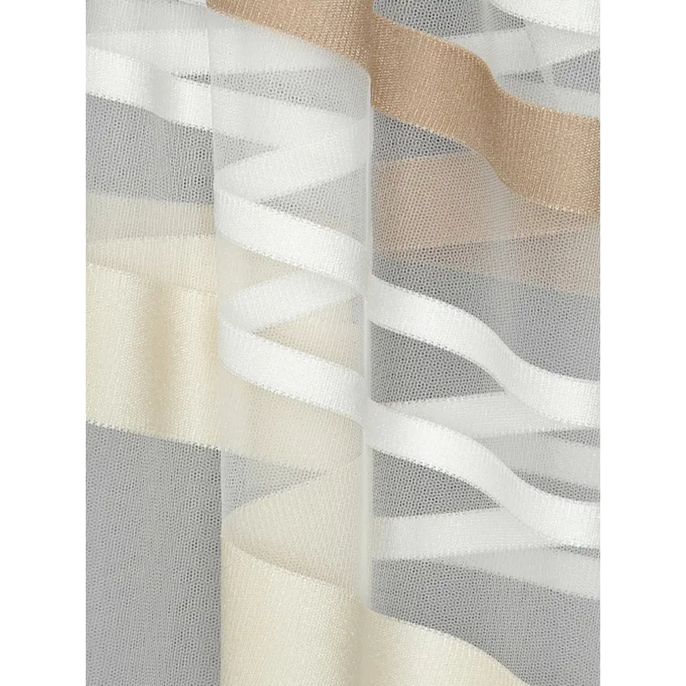 Фото Тюль на шторной ленте Марселла 300х270 см цвет бежевый Фото Тюль на шторной ленте Марселла 300х270 см цвет бежевый