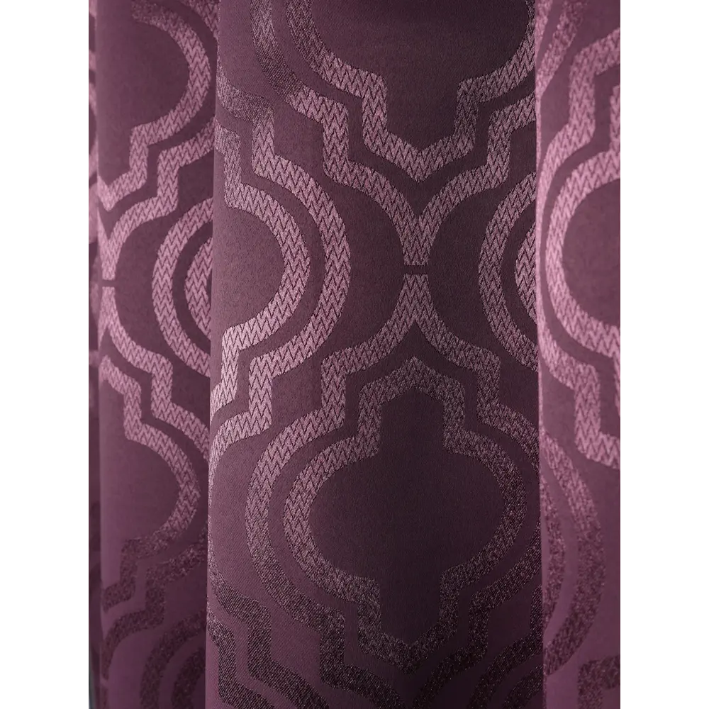 Фото 3 Штора на шторной ленте Мерилин 140х260 см цвет фиолетовый Фото 3 Штора на шторной ленте Мерилин 140х260 см цвет фиолетовый