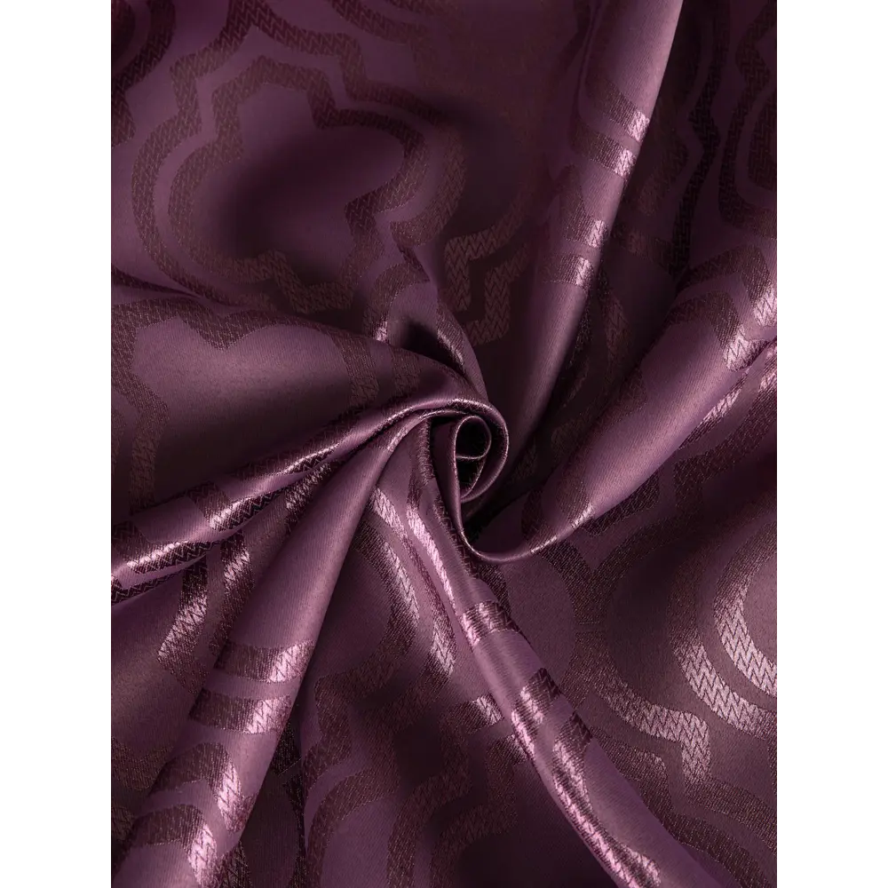 Фото 5 Штора на шторной ленте Мерилин 140х260 см цвет фиолетовый Фото 5 Штора на шторной ленте Мерилин 140х260 см цвет фиолетовый