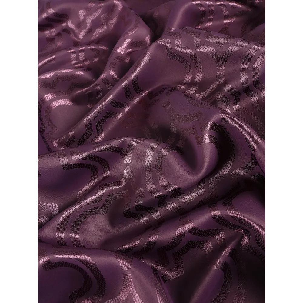 Фото 6 Штора на шторной ленте Мерилин 140х260 см цвет фиолетовый Фото 6 Штора на шторной ленте Мерилин 140х260 см цвет фиолетовый