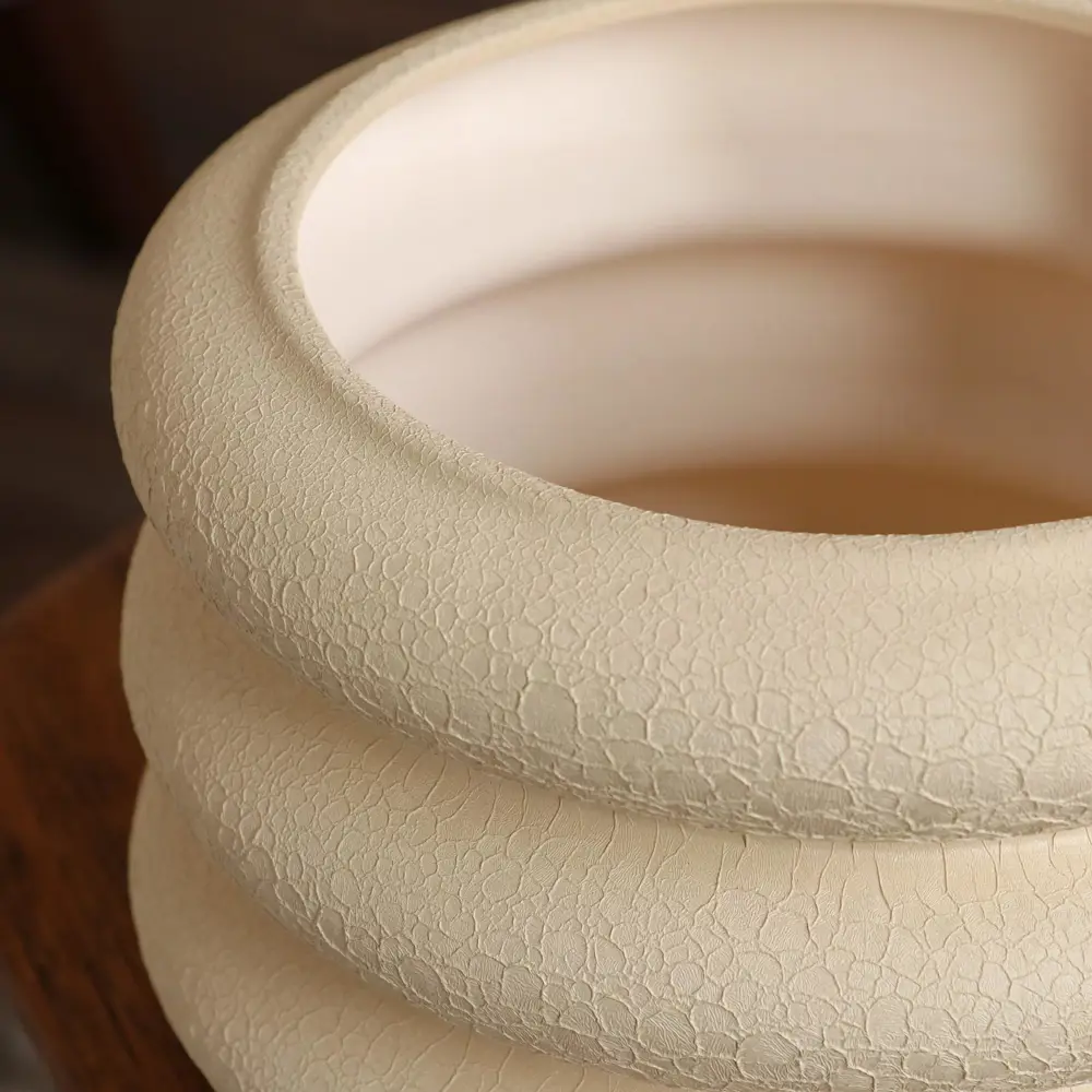 Фото 4 Горшок цветочный 6784648 Nana ceramics 21 см 3.2 л керамика бежевый Фото 4 Горшок цветочный 6784648 Nana ceramics 21 см 3.2 л керамика бежевый
