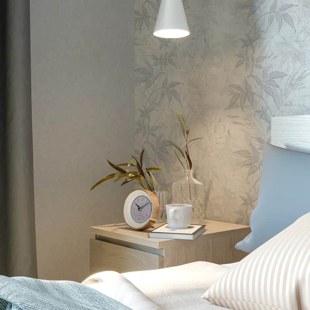 Фото 4 Обои флизелиновые Palitra Home Bionica серые 1.06 м 71843-14