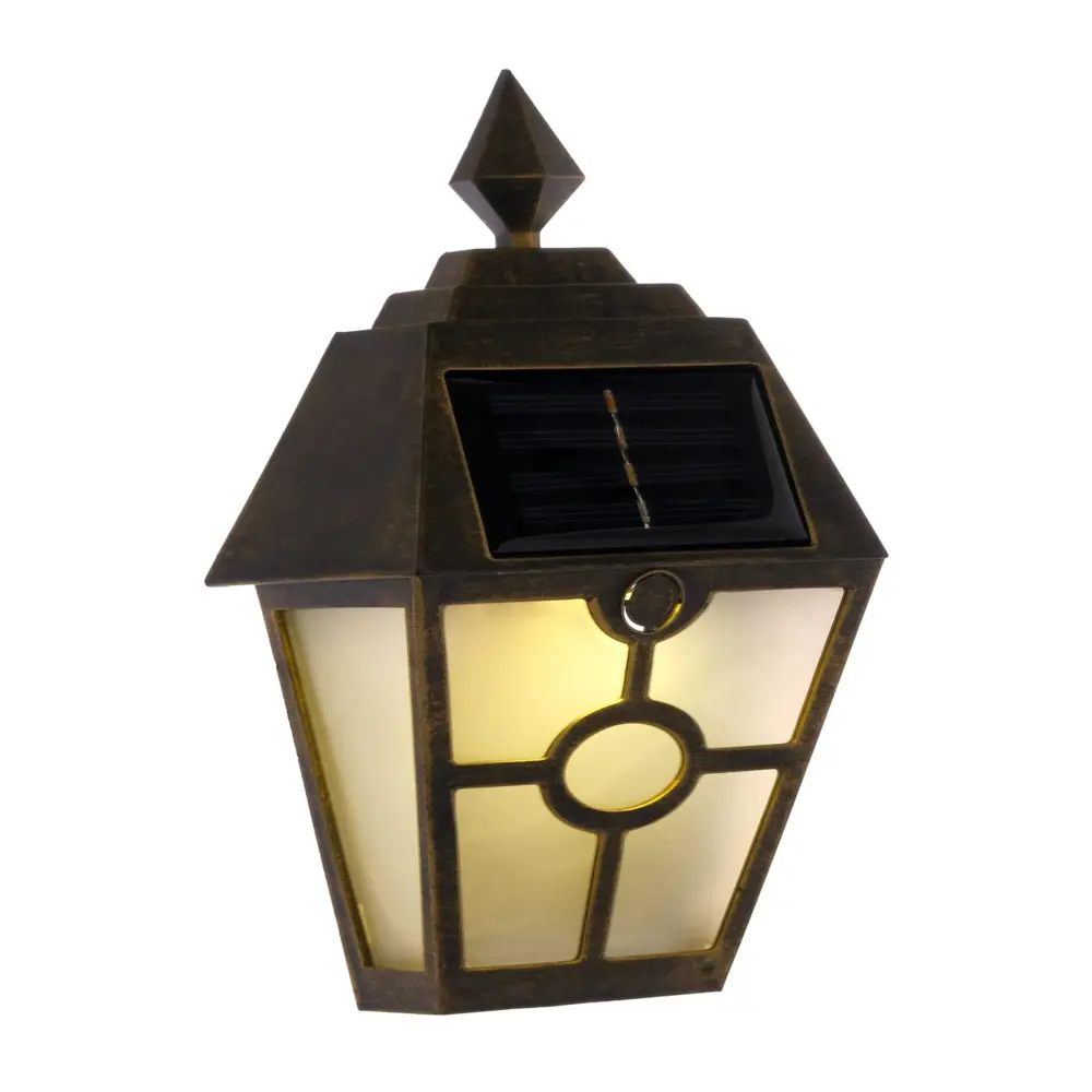 Фото Фонарь садовый LUAZON LIGHTING SN 4590939 на солнечных батареях цвет медь Фото Фонарь садовый LUAZON LIGHTING SN 4590939 на солнечных батареях цвет медь