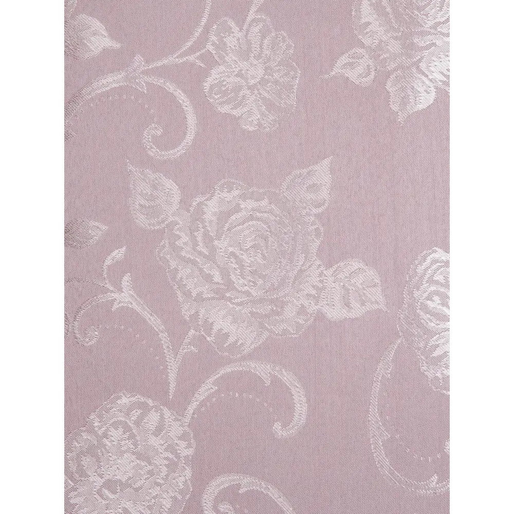 Фото 6 Комплект штор на шторной ленте Розы 200х270 см цвет пудровый