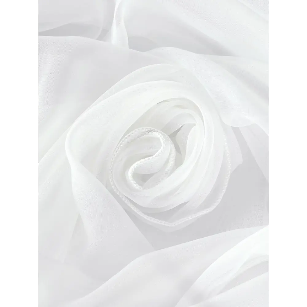 Фото Тюль на шторной ленте Зейст 500х297 см цвет белый Фото Тюль на шторной ленте Зейст 500х297 см цвет белый