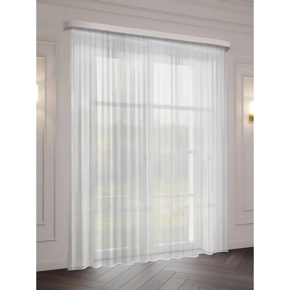 Фото 5 Тюль на шторной ленте Зейст 500х297 см цвет белый Фото 5 Тюль на шторной ленте Зейст 500х297 см цвет белый