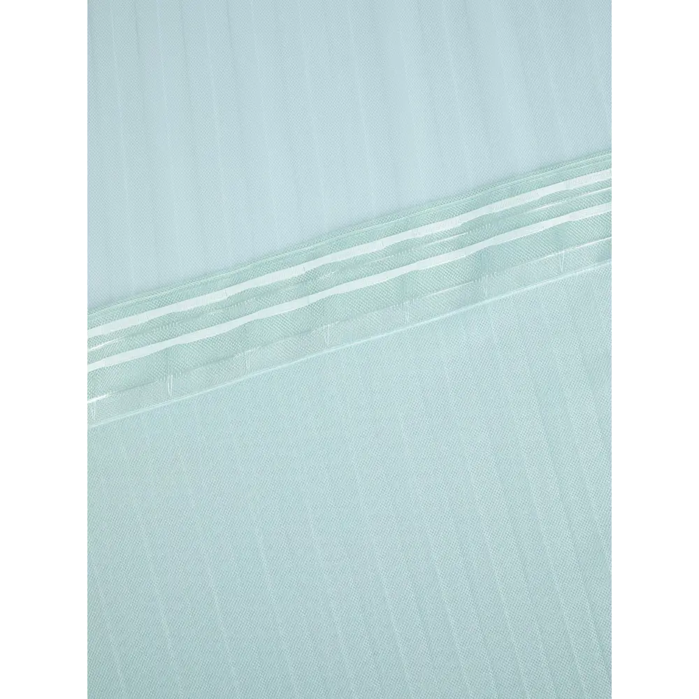 Фото 4 Тюль на шторной ленте Этель 400х290 см цвет бирюзовый