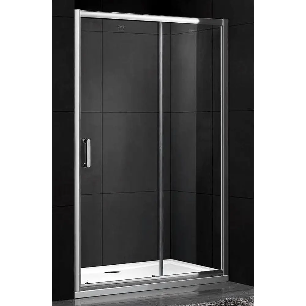 Фото 2 Душевая дверь Gemy Victoria S30191H раздвижная прозрачная 190х100см Фото 2 Душевая дверь Gemy Victoria S30191H раздвижная прозрачная 190х100см