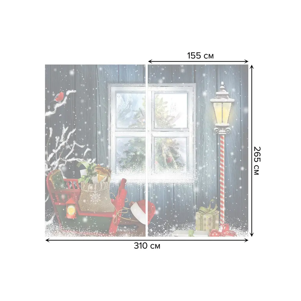 Фото 2 Тюль на шторной ленте для кухни Игрушки У Окна 155х265 см цвет красный Фото 2 Тюль на шторной ленте для кухни Игрушки У Окна 155х265 см цвет красный