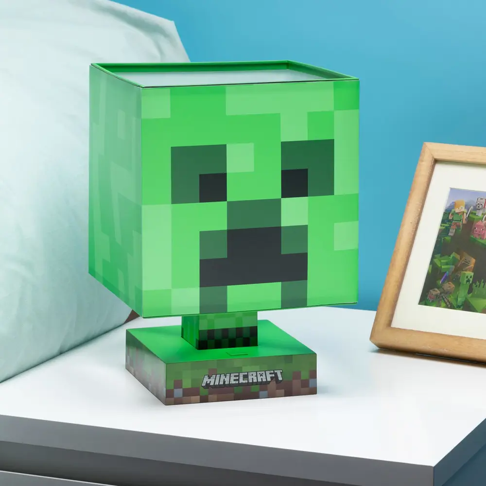 Фото 5 Настольная лампа светодиодная PALADONE Minecraft PLD396 белый свет цвет зеленый Фото 5 Настольная лампа светодиодная PALADONE Minecraft PLD396 белый свет цвет зеленый