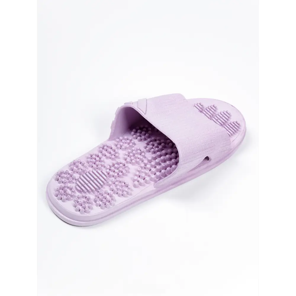 Фото 2 Тапочки с массажным эффектом Amaro Home Relax Step Открытый нос 38-39 размер Фиолетовый Фото 2 Тапочки с массажным эффектом Amaro Home Relax Step Открытый нос 38-39 размер Фиолетовый