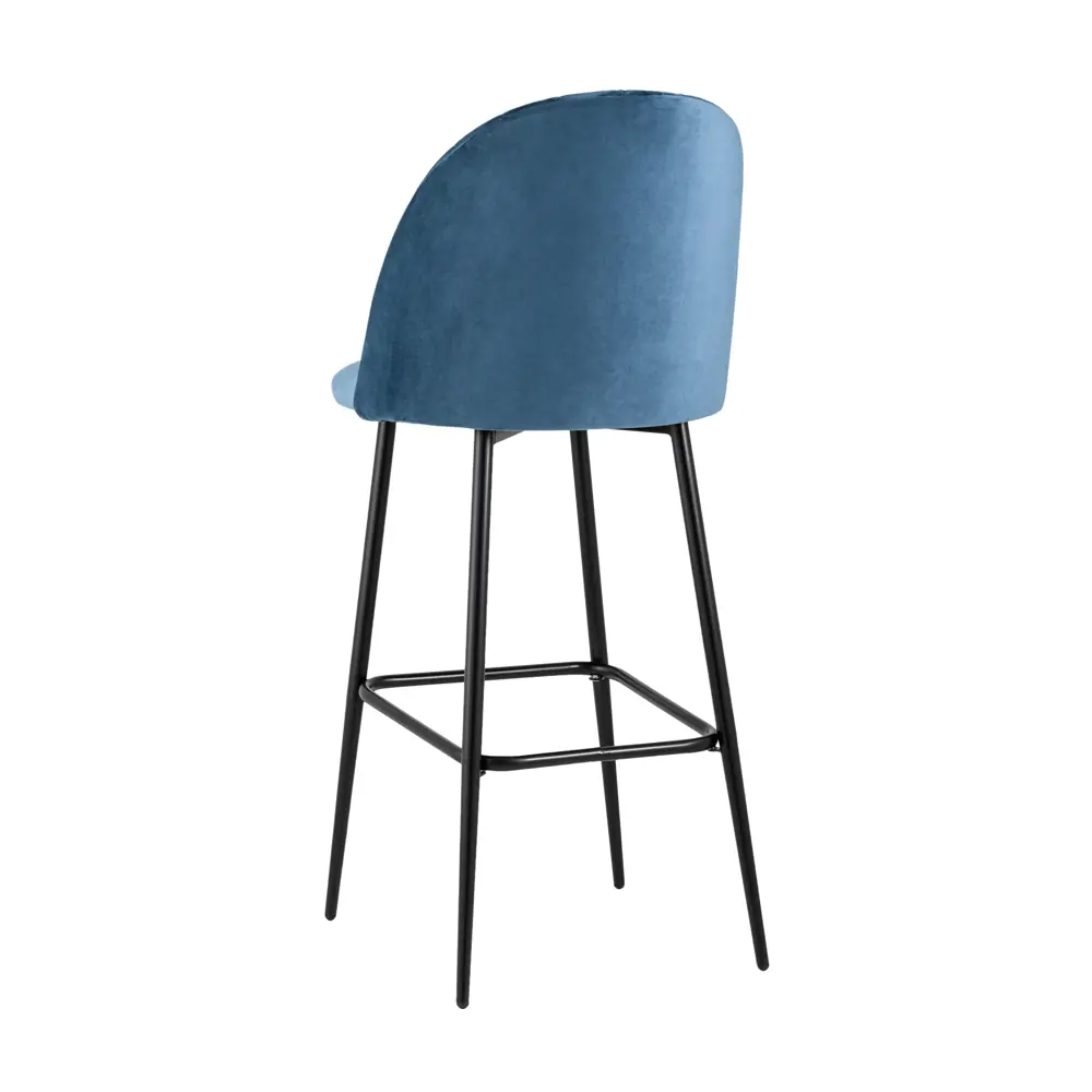 Фото 6 Барный стул Stool Group Марсель 49x110x54 цвет синий Фото 6 Барный стул Stool Group Марсель 49x110x54 цвет синий